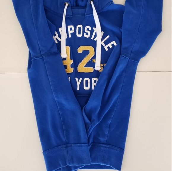 Men's Aeropostale Pullover Graphic Hoodie Size XS - Picture 7 of 14